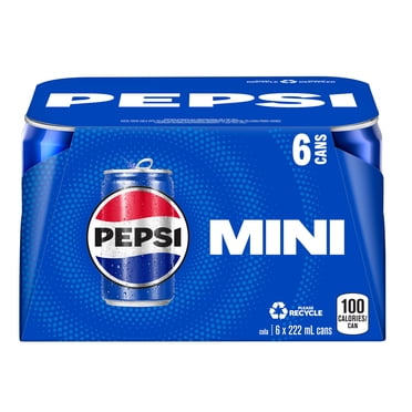 Pepsi Cola 6 x 222 ml, Mini Cans