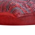 thumbnail image 2 of The HomeCentric Housse de Coussin Décorative, Taies Rouges, Taies d'Oreiller à Paillettes et Perles, Lot de 2, Taie d'Oreiller 24x24 Pouces (60x60 cm), Taies d'Oreiller Carrées en Soie, Taies d'Oreiller, Style Moderne, Abstrait - Amour Rouge, 2 of 4