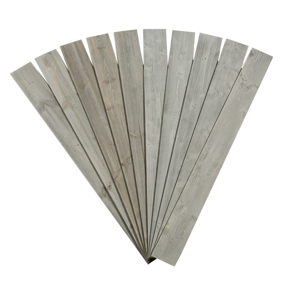 Rustic Grove Wood Planks (Mixed Gray-Light)