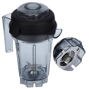 Mini Coupe mélangeur, lames d'acier inoxydable trempées mélange clairement marqué pour conteneur 32oz Extérieurs