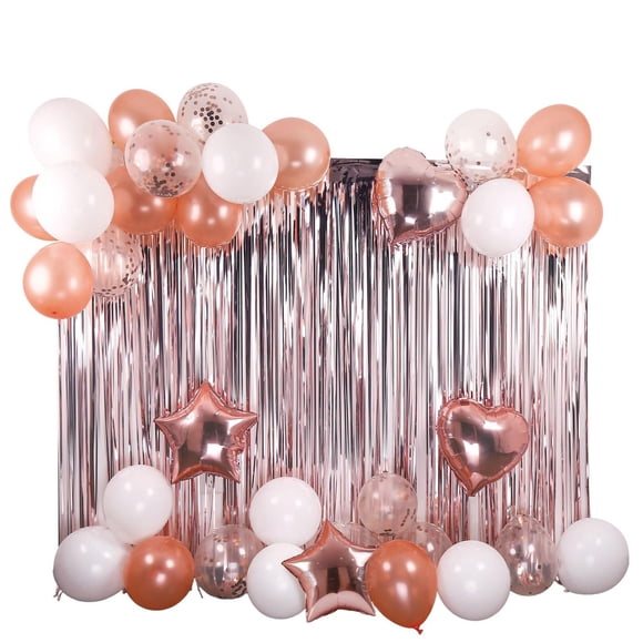 Une façon de célébrer ! Ensemble de rideaux et ballons