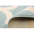 thumbnail image 3 of ECARPET Modern Area Rug for Dining Room, Living Room, Bedroom or Den Arbour Aqua, 3 of 9