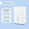 thumbnail image 3 of Costway 65 Pints Energy Star Dehumidifier with 2 Modes & 3 Fan Speeds 24-Hour Timer 5000 Sq. ft Coverage Area, 3 of 10