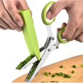 thumbnail image 4 of Herb Scissors, Multipurpose Kitchen Shears with 5 Stainless Steel Blades, Sharp and Anti-rust Herb Scissors Set for Cutting Cilantro Onion Salad Garden Herbs, 4 of 5
