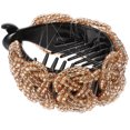 thumbnail image 1 of Barrette à Queue de Cheval pour Femmes, Pince à Cheveux de Mode pour Coiffure (Brun Clair), 1 of 7