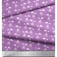 thumbnail image 3 of Soimoi Rayon Fabric Cloud,Fish & Yacht Nautical Fabric Prints by Yard 42 Inch Wide, 3 of 3