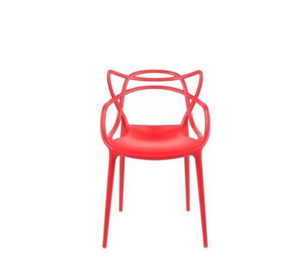 Heavenly Collection Fauteuil en Plastique Rouge