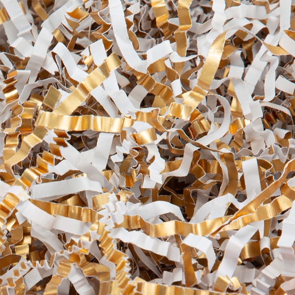 Crinkle Paper Shredded Filler for Gift Baskets and Hampers | Decorative Paper Shreds for Gift Wrapping and Packaging | Soft Paper Raffia for Craft Projects and Protective Filler