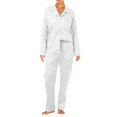 thumbnail image 1 of Ensemble de Pyjama Long en Soie Glacée pour Femmes, 1 of 3