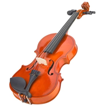 Violon Acoustique Fait Main, Kit de Violons pour Enfants Adultes Débutants Style Européen Rétro 1/2 1/4 Ensemble de Violon pour Étudiants avec Nœud, Rose et Sac Portable, pour Outil d'Apprentissage des Instruments
