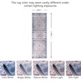 thumbnail image 2 of JV Home Runner Rug Napoli Pink Blue 2' x 7' Washable Rugs Anti Slip, 2 of 6