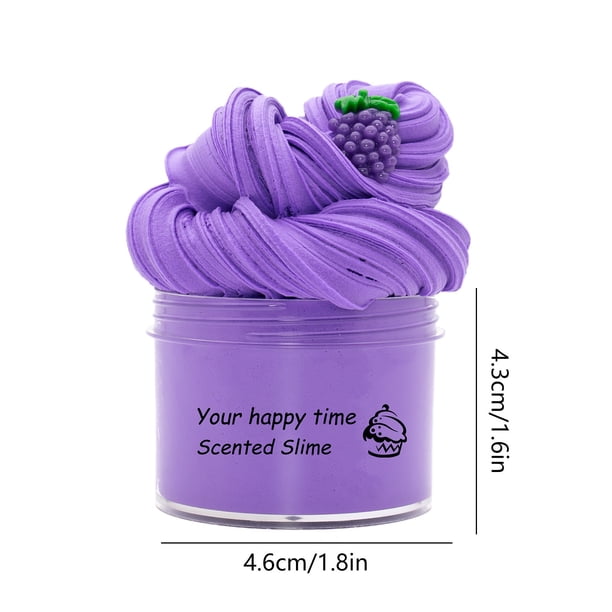 ロップイヤー　スクイーズ　紫系 Aodebiao **Furry Cloud Slime - Ultra Soft Stretchy Sensory Toy