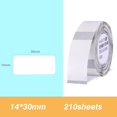 thumbnail image 2 of Thermal Printing Label Paper Barcode Price Size Name Blank Labels Waterproof Tear Resistant 14*30mm 210sheets/roll for Home Organizer Supermarket Store Catering, 2 of 7