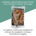 thumbnail image 4 of FoodSaver 11" x 16' Expandable Vacuum Sealer Rolls (27.9 cm x 4.87 m), 2 Pack, 4 of 9