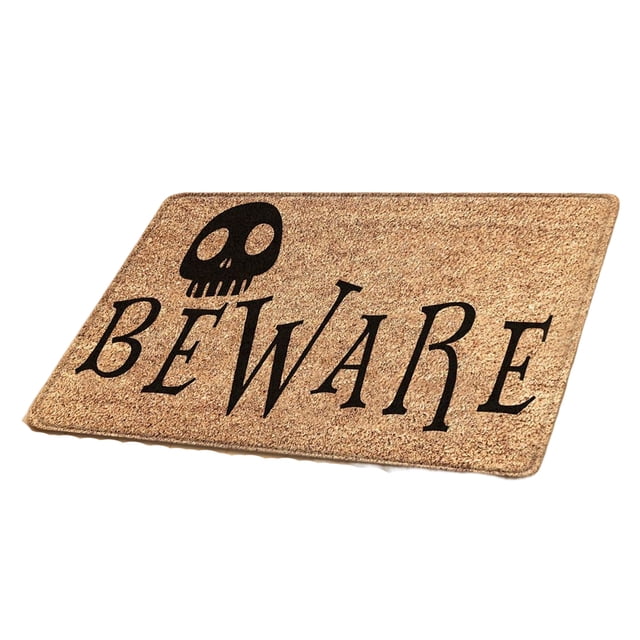 Decodeary Cartoon Letter Rugs Halloween Living Room Carpet Welcome Mats for Home Floors No.11 1Set