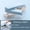 ★Sky Blue_Base#32249, variant on Rotating Stapler 360° Heavy Duty Labor-Saving | High Capacity 25-Sheet Metal & Plastic | Versatile Sky Blue | Compact 5.90x2.55x1.57 in | Full Strip 1/4" Staples | Office Home Desktop Tools