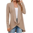 thumbnail image 1 of CEHVOM Cardigan Veste à Manches Longues Ample de Couleur pour Femmes en Liquidation, 1 of 7
