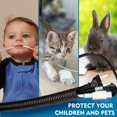 thumbnail image 2 of Cacovedo Dog Cat Cord Protector - 30 ft Chew Proof Cord Protector Electric Wires Covers Protect Wires from Chewing Through Safe Around Rabbits Cats and Other Pets- Outside Diameter 15.8mm, 2 of 5