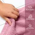 thumbnail image 3 of Ensemble de 8 débarbouillettes pour enfants Mainstays – Rose, 3 of 5