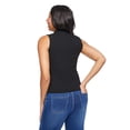 thumbnail image 3 of Iyla Women's Mock Neckline Rib Top, 3 of 6