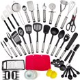 thumbnail image 1 of Aertyole Kitchen Utensils Set, 43 PCS Nylon Cooking Utensils Set, Kitchen Spatula Set with Stainless Steel Handles, Heat Resistant Non, Stick Kitchen Gadgets Tools, Pots and Pans Accessories, 1 of 7