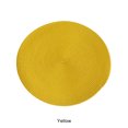 thumbnail image 3 of Xingzhi Napperons pour Toutes les Occasions, Grand Application et Durabilité Robuste, Napperons Ronds, Napperons Modernes Simples Antidérapants, Jaune, 1 Ensemble, 3 of 6