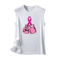 thumbnail image 5 of TIMIFIS Breast Cancer Ribbon Women's Racerback Tank Casual Sleeveless Printed Ladies Round Neck Blouses Tops T-Shirt - Fall/Winter, 5 of 5