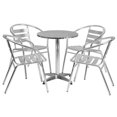 thumbnail image 2 of Bowery Hill Ensemble Bistro Contemporain de Patio Rond 5 Pcs en Aluminium, 2 of 4