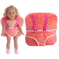 thumbnail image 1 of Doll Backpack Carrier Creative Doll Back Carrier Doll Accessories for 18in Doll, 1 of 8