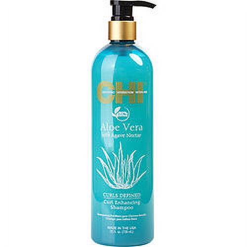 Aloe Vera Curl Enhancing Shampoo by CHI for Unisex - 25 oz Shampoo