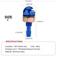 thumbnail image 2 of Red, Blue, Silver Optional Windshield Sprayer, Durable Washer Nozzle, With Screw Easy To Install For Car For Car Repair Shop, 2 of 8