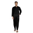 thumbnail image 1 of Inkmeso SolidNightwearSet For Men's Short Sleeve Pjs Loungewear Sets Soft Cotton Designer Sleepwear, 1 of 7