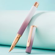 Vrorvz Gradient Thermal Erasable Pen with Versatile Ink Options and Metal Nib for Smooth Writing Student Supplies Design Easy Correction with Built in Eraser