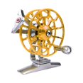 thumbnail image 2 of DYNWAVECA Moulinet de Pêche sur Glace Accessoires de Pêche multi-Usages Robuste Main Droite Alliage d'Aluminium pour Pêche en Rivière Pêche en Roche Pêche en Eau Salée Pêche de Plage, 2 of 10