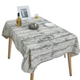 thumbnail image 1 of Retro Multi Grain Tablecloth Linen Linen Fabric Home Dining Room Table Cloth Desk Cover Home Decoration No.11, 1 of 2