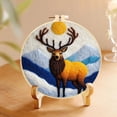 thumbnail image 4 of Pcksrro Home Decorations Items and Hanging Ornaments Deal!Starters Wool Felts Painting With Embroidery Frame Needle Felts Material Pack Diy Needle Felts Suitable For Beginners To Crafts, 4 of 5