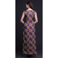 thumbnail image 4 of Bimba Robe Longue Florale pour Femme, Fête, Col en V, Fente avant, Sans Manches, Maxi - Xxx-Grand, 4 of 5
