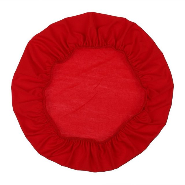 Luckyn Removable Stretch Chair Seat Covers,Solid Chair Covers Protectors for Dining Room Kitchen Chairs,Red
