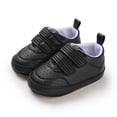 thumbnail image 2 of XDZJLR Infant Sneakers Spring And Autumn Children Toddler Boys Girls Flat Bottom Non Slip Comfortable Double Hook Loop Solid Color Style Sneaker, 2 of 7