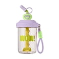 thumbnail image 2 of Dvkptbk Mixing Cup Stirring Cup Student White Collar Coffee Protein Powder Plastic Water Cup Cute Handheld Large Capacity Straw Cup Capacity 580ml Home Essentials, 2 of 4
