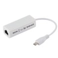 thumbnail image 1 of Adaptateur Ethernet Micro Usb vers Carte Réseau RJ45, Adaptateur Ethernet pour Ordinateur Portable, Adaptateur de Carte Réseau Port Ethernet pour Carte Mère 1,3/W, 1 of 9