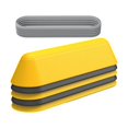 thumbnail image 2 of 5 Pieces Multiple Obstacle Course for Kids Indoor Outdoor Game Learning Toy Yellow Black, 2 of 8