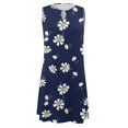 thumbnail image 5 of TJAZFJPA Robe de Plage Grande Taille pour Femmes Élégante à Col Rond Robe Débardeur Robe Décontractée à Imprimé Floral Robes d'Été pour Femmes Robes de Fête de Noël pour Femmes, 5 of 5