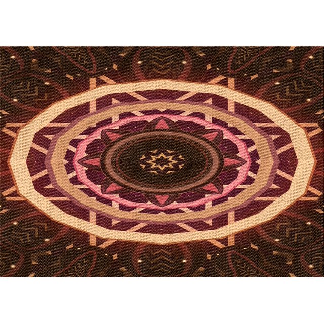Ahgly Company Tapis d'Intérieur Rectangulaire Transitionnel Rouge Rouge Lavable à la Machine, 7 Pieds x 10 Pieds