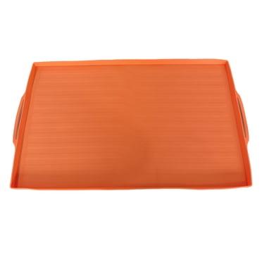 Silicone Griddle Mat Food-Safe – 36''/28'' Black Stone Grill Cover for Outdoors All Season Cooking Protective Cover, Orange