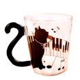 thumbnail image 4 of Bangcool Glass Cup Cartoon Cat Tail Handle Milk Glass Cup Tea Mug Coffee Mug, 4 of 8
