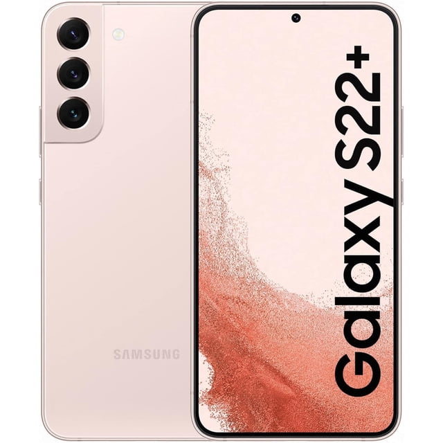 Refurbished Samsung Galaxy S22+ 5G - 128GB – Pink Gold – 50MP Rear & 10MP Front Camera - Fully Unlocked Smartphone - Excellent Condition