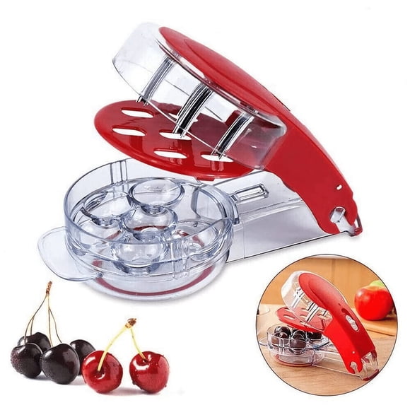 Cherry Pitter, Cherry Pitting Tool with 6 Groove Cherries Stoner Remover