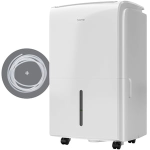 HOmeLabs 3,500 déshumidificateur d'étoile d'énergie avec pompe - Idéal pour les chambres, sous-sols, salles de bains et buanderies - avec panneau de commande numérique, 24 Hr minuterie et protection contre la surchauffe