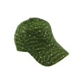 thumbnail image 1 of Glitzy Casquette de Baseball à Paillettes - Olive, 1 of 1
